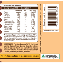 Dope Nutz - Peanut Butter Choc Crunch 325g