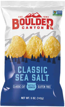 Boulder Canyon - Classic Sea Salt Potato Chips 142g