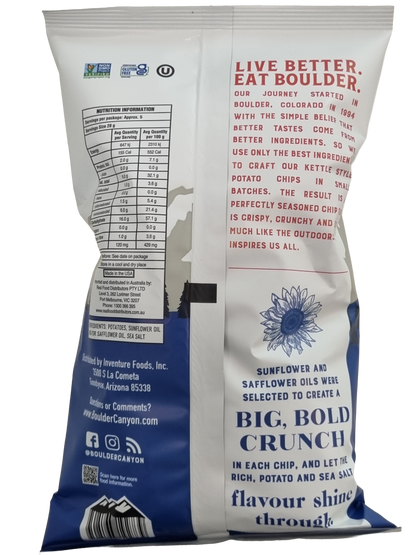 Boulder Canyon - Classic Sea Salt Potato Chips 142g