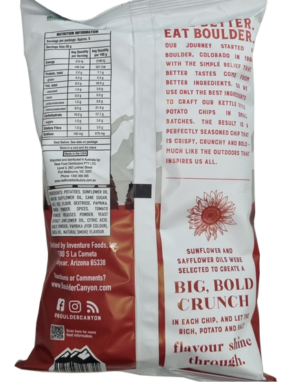 Boulder Canyon - Hickory Barbeque Potato Chips 142g