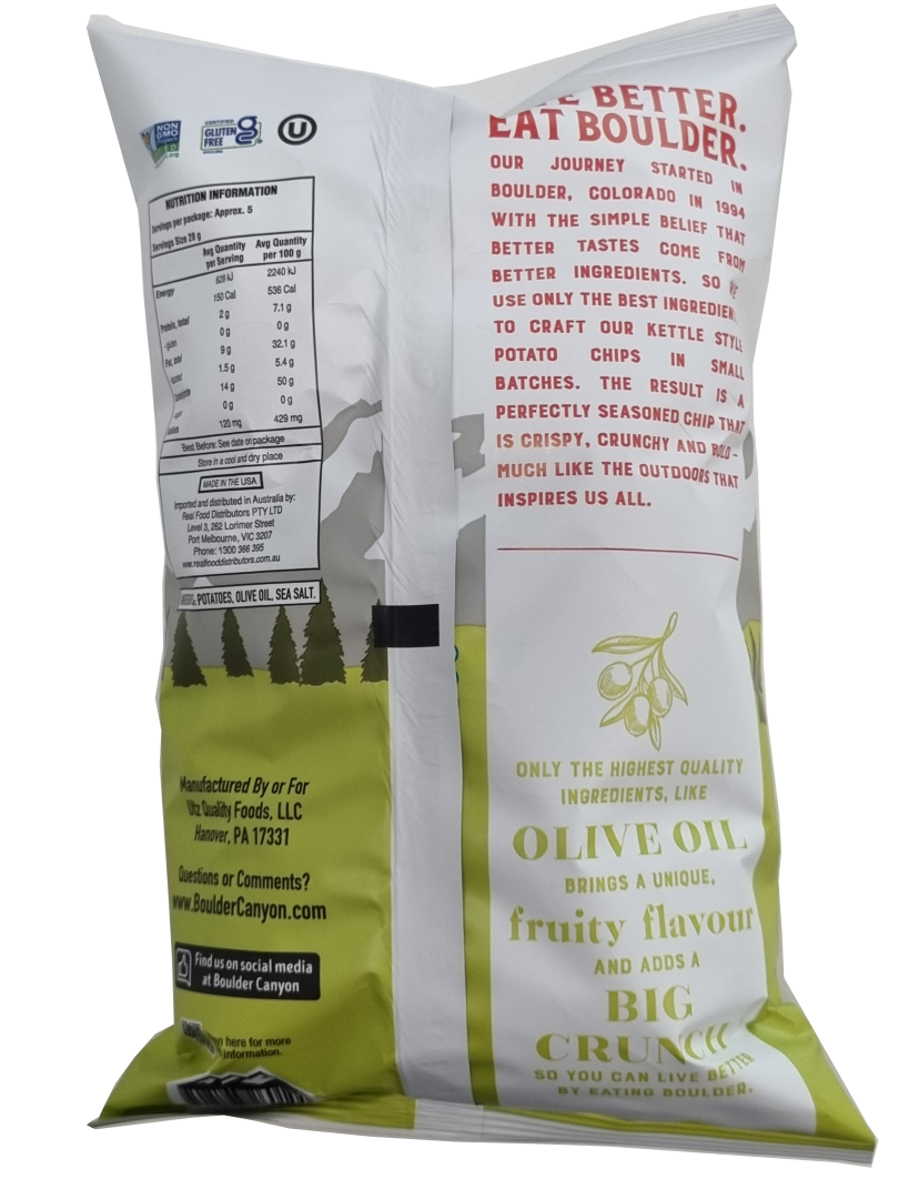 Boulder Canyon - Olive Oil Sea Salt Potato Chips 142g