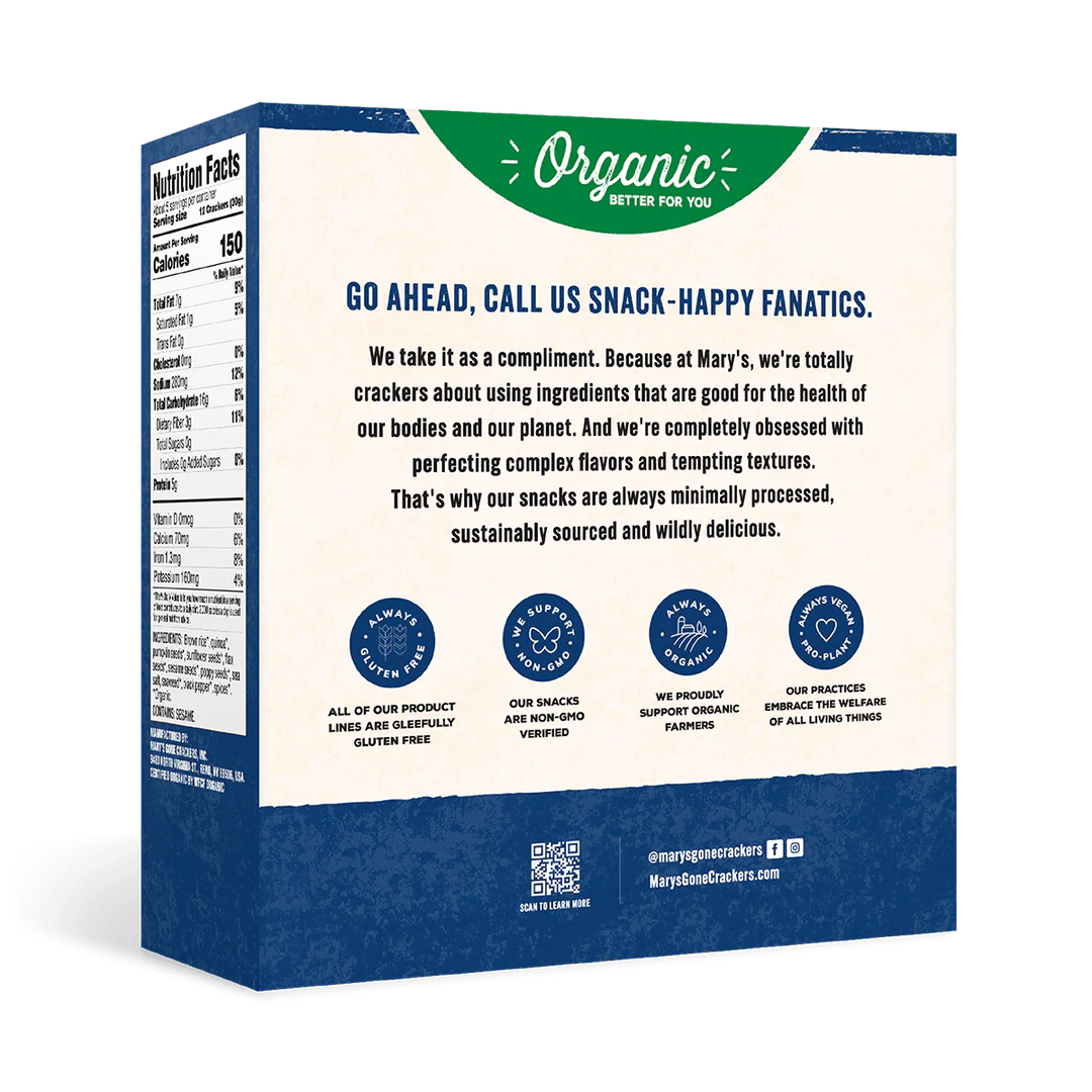 Mary's Gone Crackers - Super Seed Crackers 155g