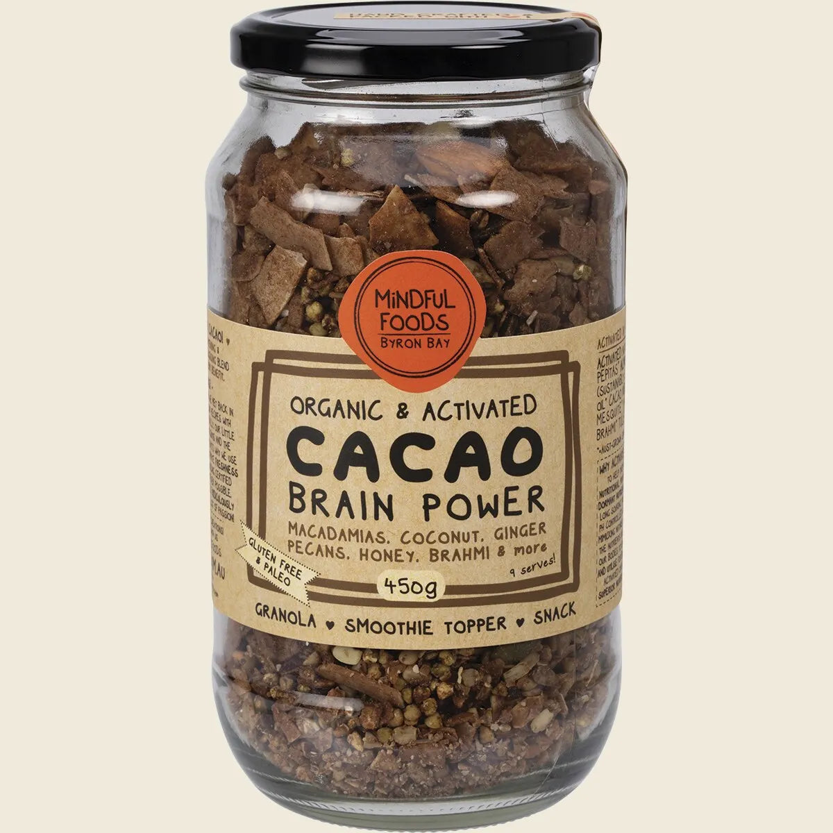 Mindful Foods - Cacao Brain Power - LRG 450g