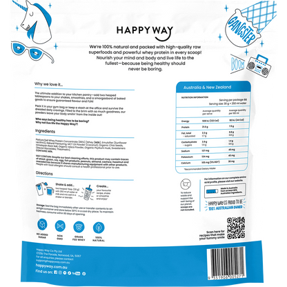 Happy Way - Whey Protein Powder Vanilla 2kg