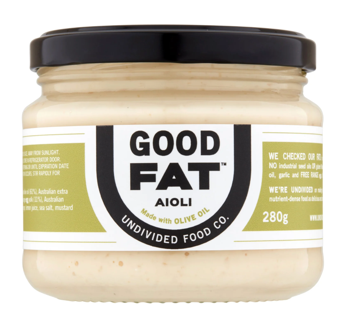 Undivided Food Co - Good Fat Aioli 280g