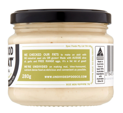 Undivided Food Co - Good Fat Aioli 280g