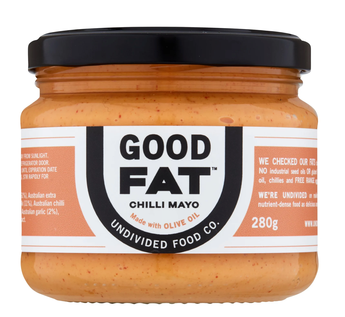 Undivided Food Co - Good Fat Chilli Mayo 280g