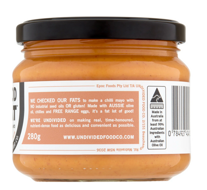 Undivided Food Co - Good Fat Chilli Mayo 280g