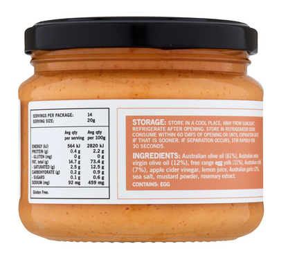 Undivided Food Co - Good Fat Chilli Mayo 280g