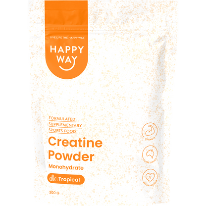 Happy Way - Creatine Powder Monohydrate Tropical 300g