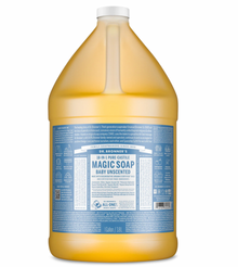 Dr.Bronners - Baby Unscented Pure-Castile Magic Liquid Soap 3.78lt