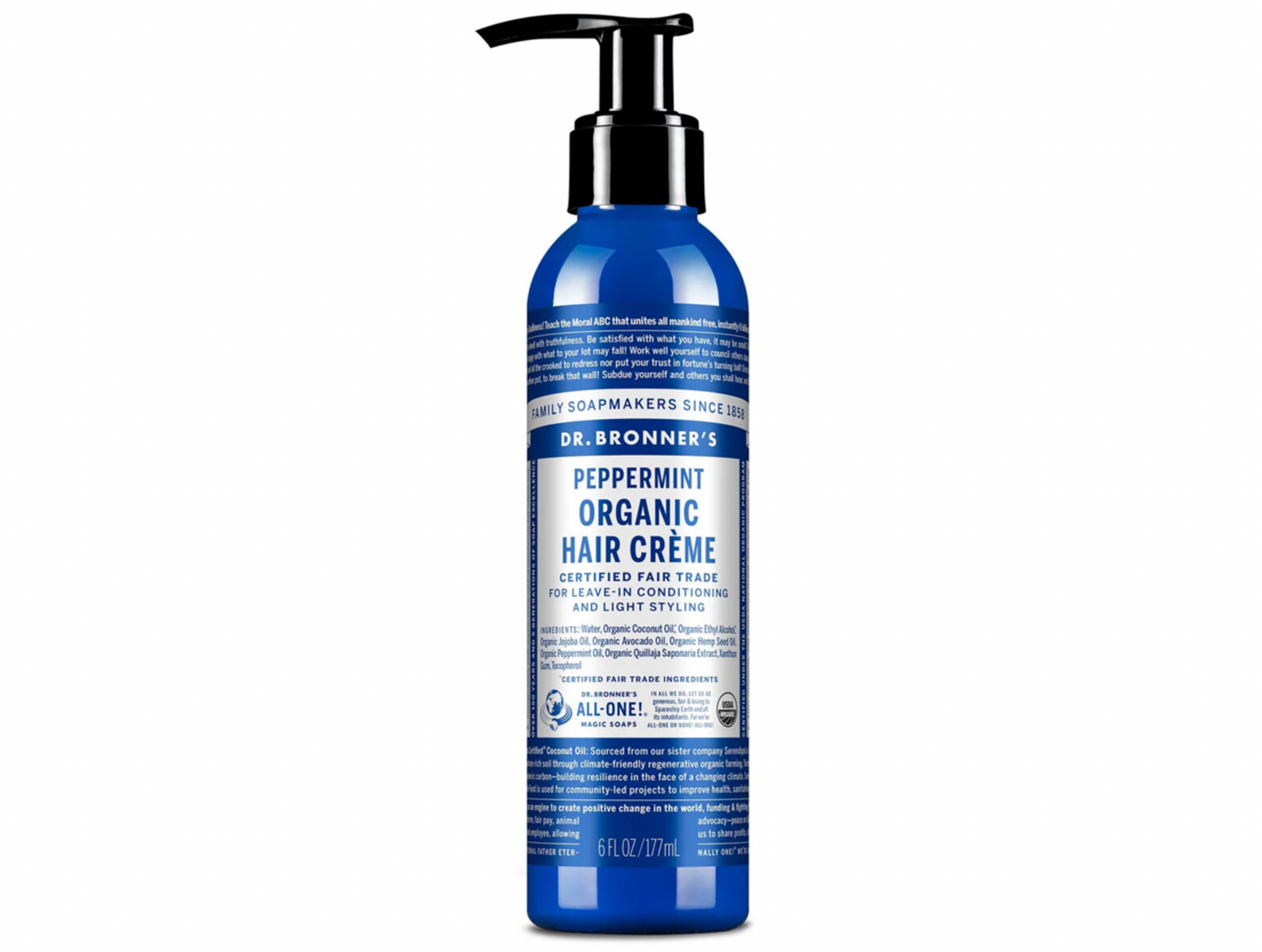Dr Bronners - Peppermint Hair Creme 177ml