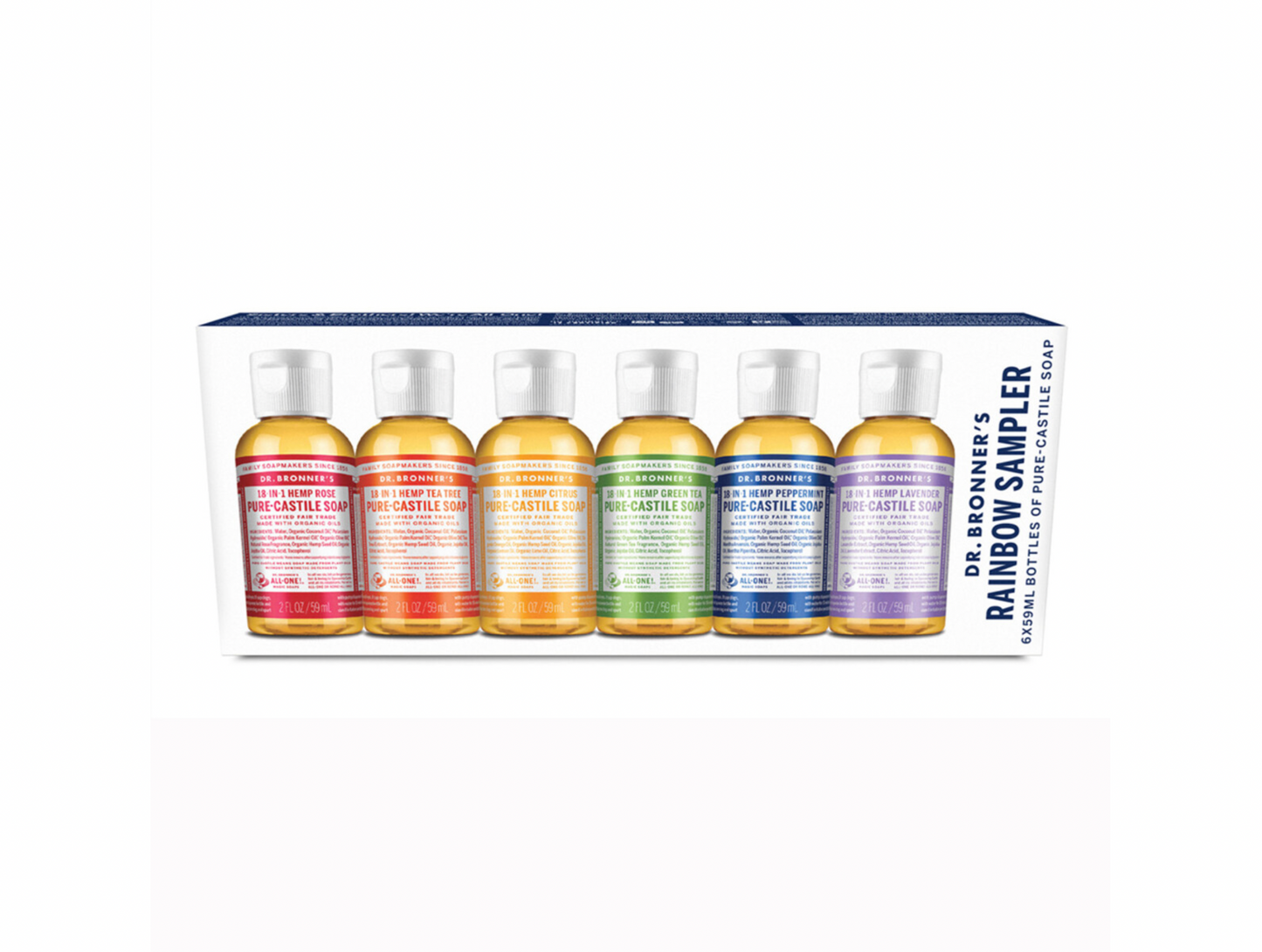 Dr Bronners - Rainbow Sampler 354ml
