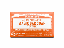 Dr Bronners - Tea Tree Pure-Castile Magic Bar Soap 140g