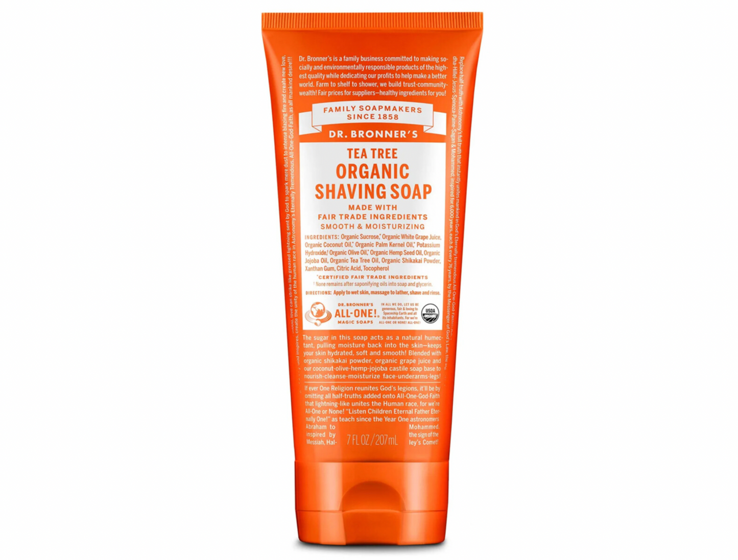 Dr Bronners - Tea Tree Shaving Soap 207ml