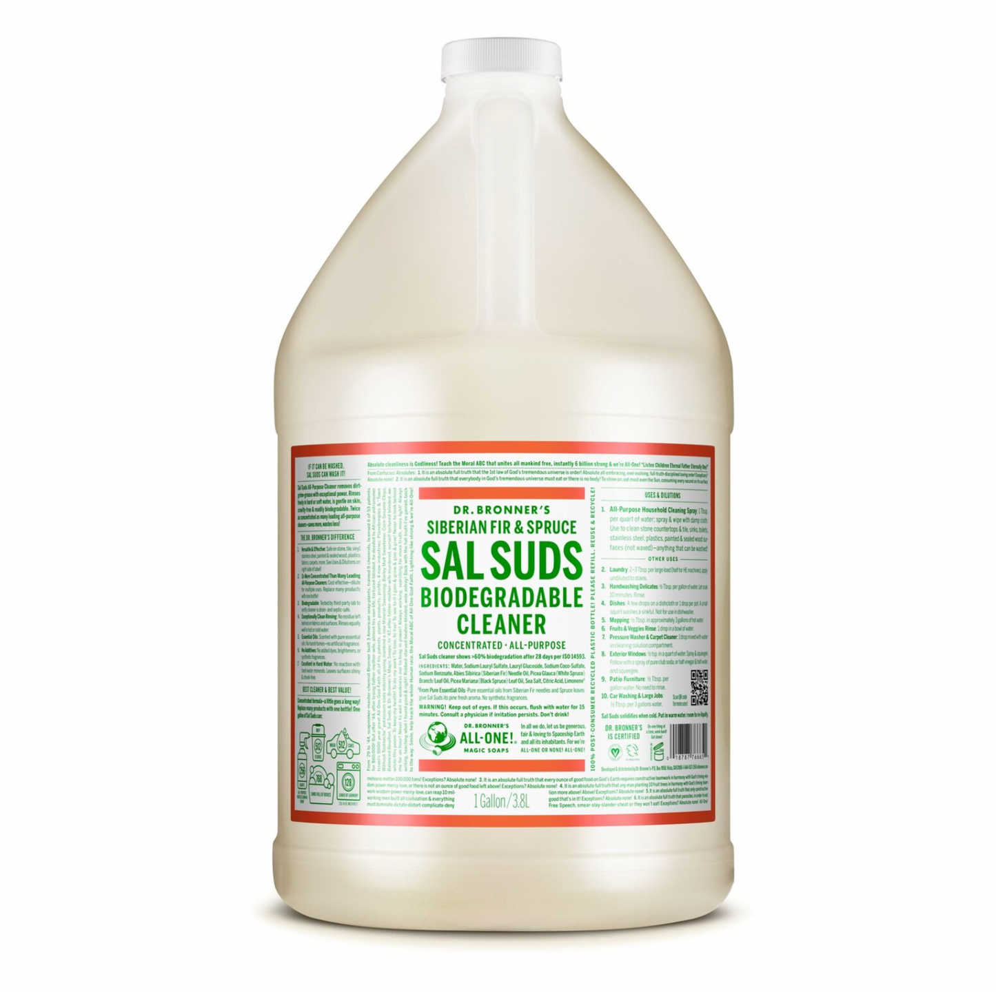 Dr Bronners - Sal Suds Biodegradable Cleaner 3.78lt