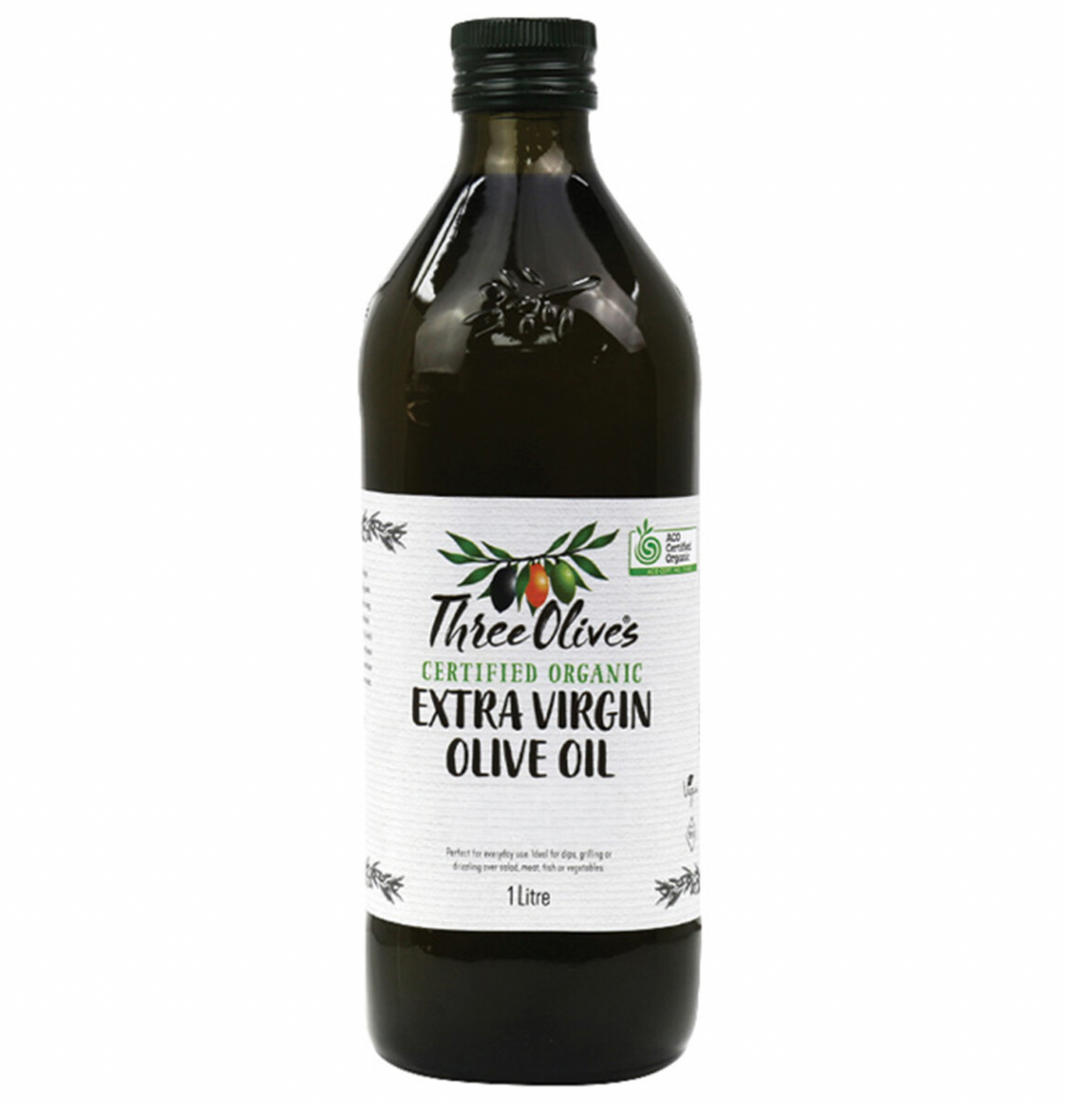Three Olives - Organic Extra Virgin Olive Oil 1lt