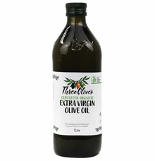 Three Olives - Organic Extra Virgin Olive Oil 1lt