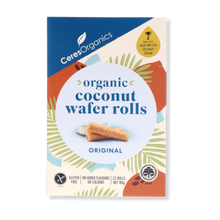 Ceres - Organic Coconut Wafer Rolls, Original 80g