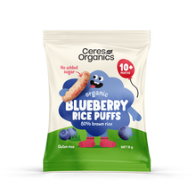 Ceres Organics - Organic Baby Rice Puffs, Blueberry 15g