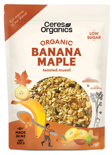 Ceres Organics - Organic Banana Maple Low Sugar Muesli 500g