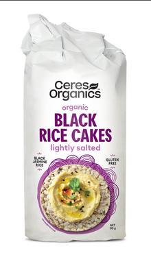 Ceres Organics - Organic Black Rice Cakes, Lightly Salted 110g