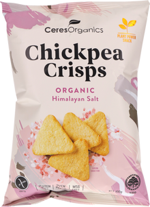 Ceres Organics - Organic Chickpea Crisps, Himalayan Salt 100g