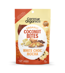 Ceres Organics - Organic Coconut Bites, White Choc Mocha 60g