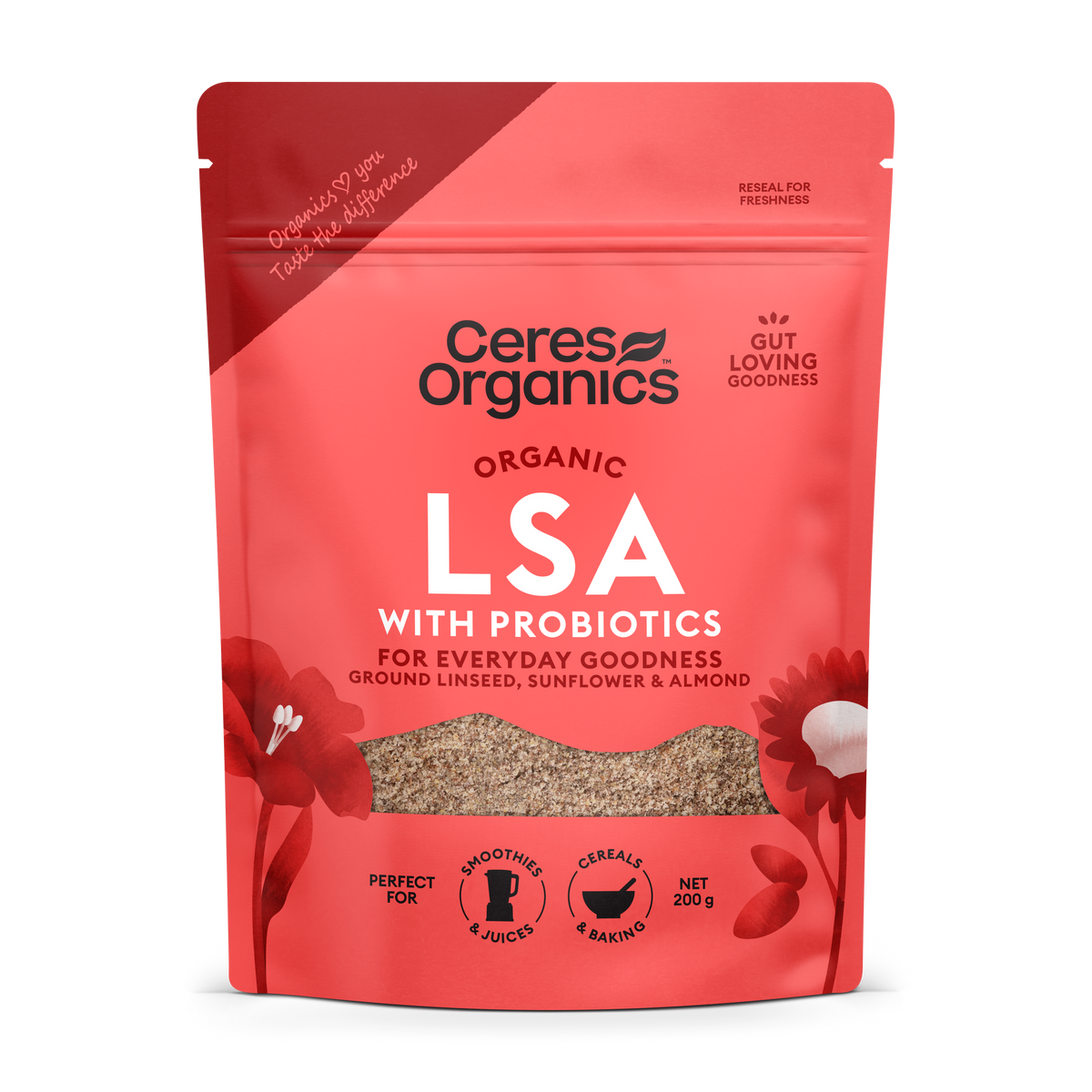 Ceres Organics - Organic LSA with Probiotic 200g