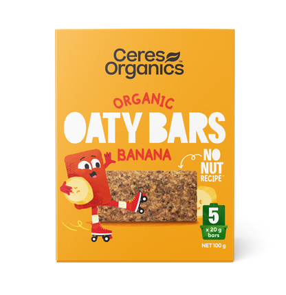 Ceres Organics - Organic Oaty Bars, Banana 5pk 100g