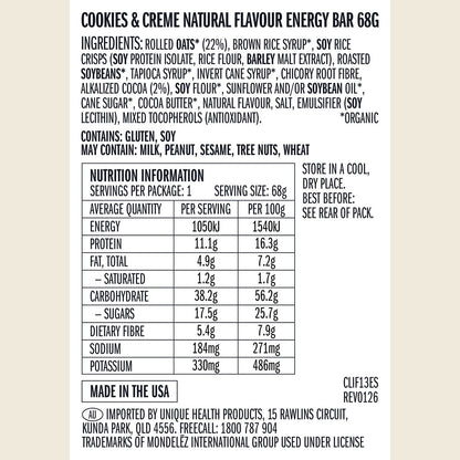 CLIF - Energy Bar Cookies & Creme 68g