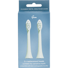 GEM - Electric Toothbrush Replacement Heads Mint 2pk