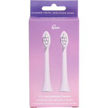 GEM - Electric Toothbrush Replacement Heads Rose 2pk