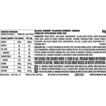 CLIF - Bloks Energy Chews Black Cherry 50mg Caffeine 60g