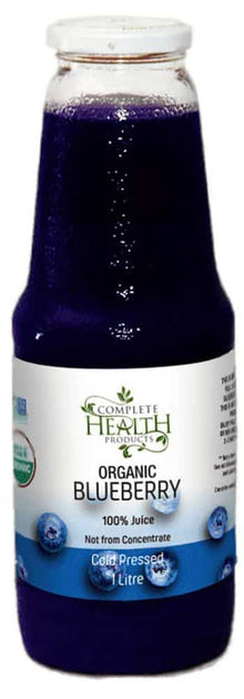 Complete Health Products - Organic Blueberry 100% Juice 1lt