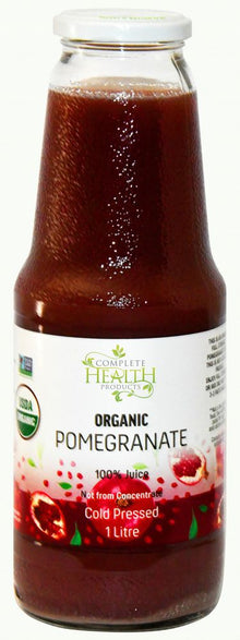 Complete Health Products - Organic Pomegranate 100% Juice 1lt