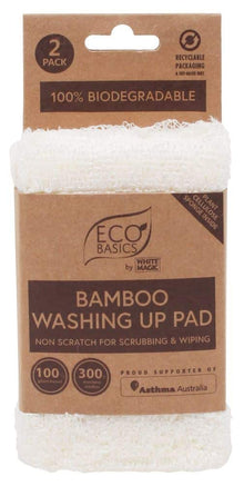 Eco Basics - Bamboo Washing Up Pad 2pk