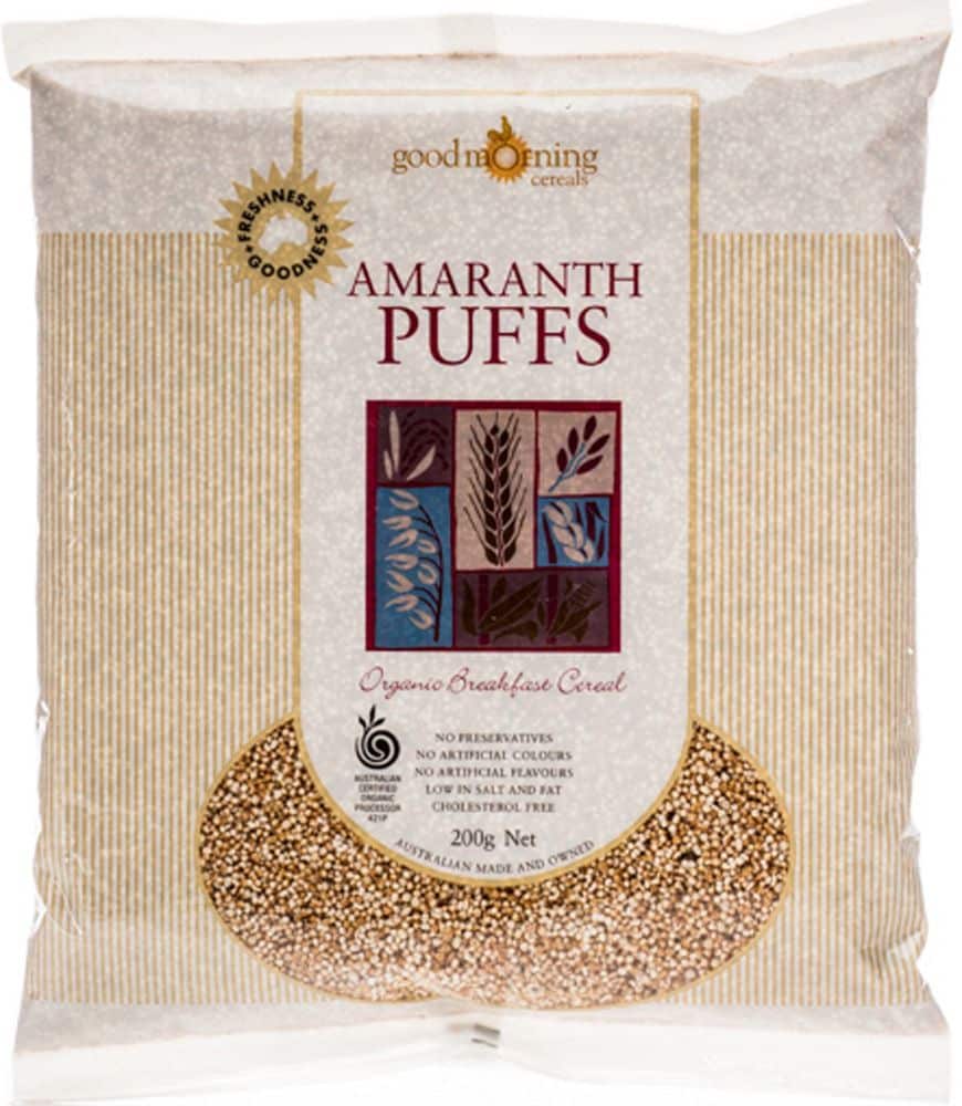 Good Morning Cereals - Organic Amaranth Puffs 200g