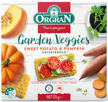 Orgran - Sweet Potato & Pumpkin Crispbread G/F 125g