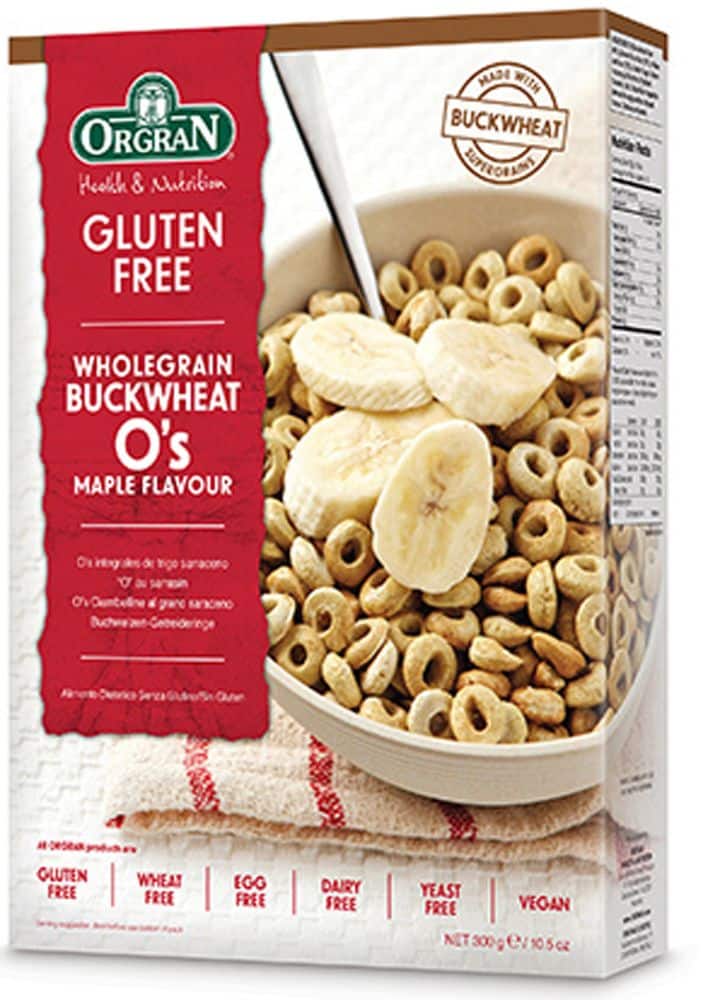 Orgran - Gluten Free Cereal O's Buckwheat Maple 300g