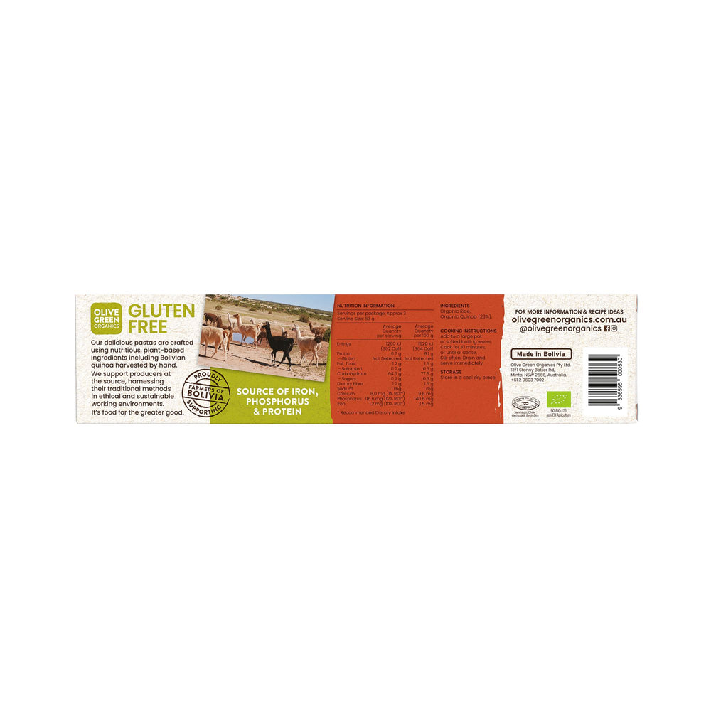 Olive Green Organics - Quinoa & rice - Spaghetti 250g