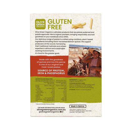 Olive Green Organics - Quinoa & rice - Penne 250g