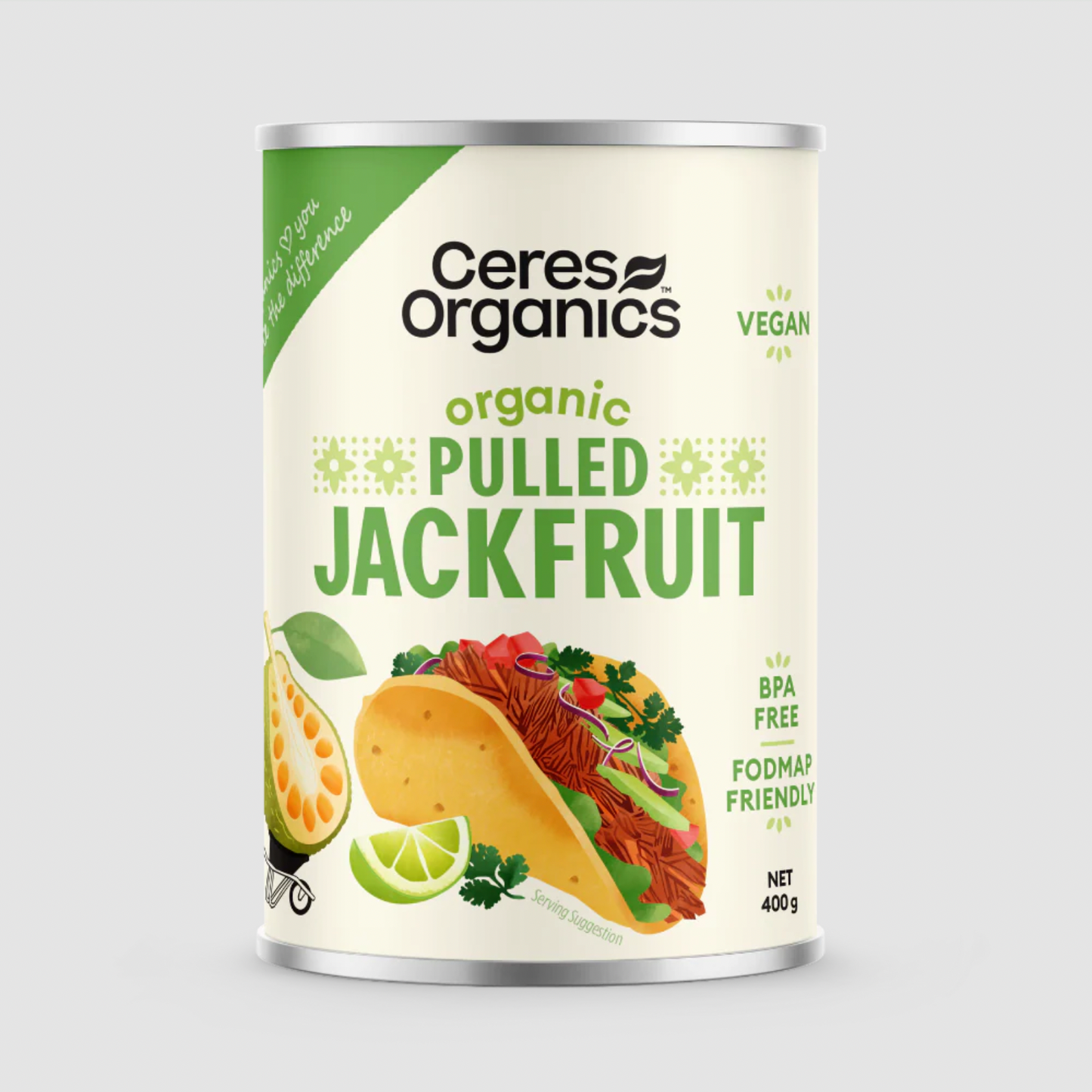 Ceres Organics - Organic Pulled Jackfruit 400g