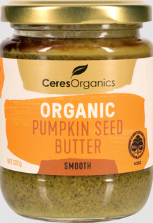 Ceres Organics - Organic Pumpkin Seed Butter, Smooth 220g