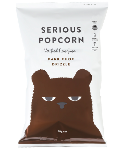 Serious - Dark Chocolate Drizzle Popcorn 70g