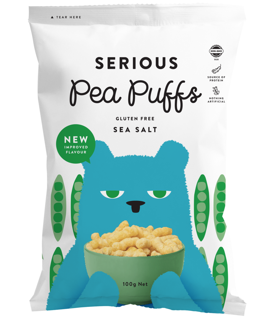 Serious - Sea Salt Pea Puffs 100g