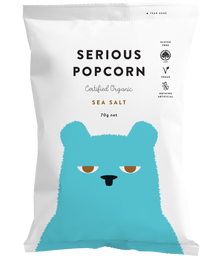 Serious - Sea Salt Organic Popcorn 70g