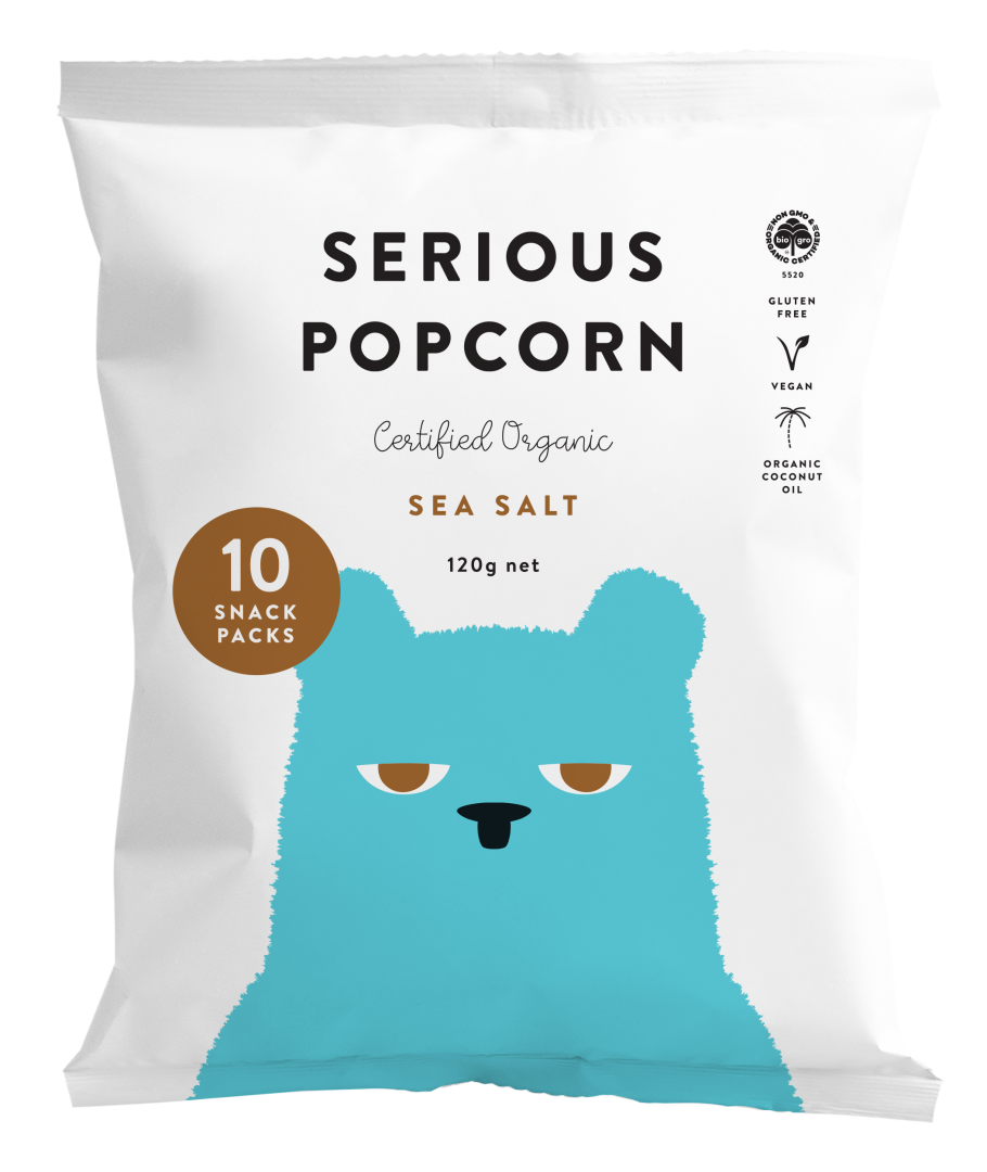 Serious - Multipack Sea Salt Popcorn 12g x 10 120g
