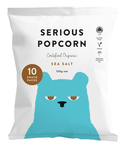 Serious - Multipack Sea Salt Popcorn 12g x 10 120g