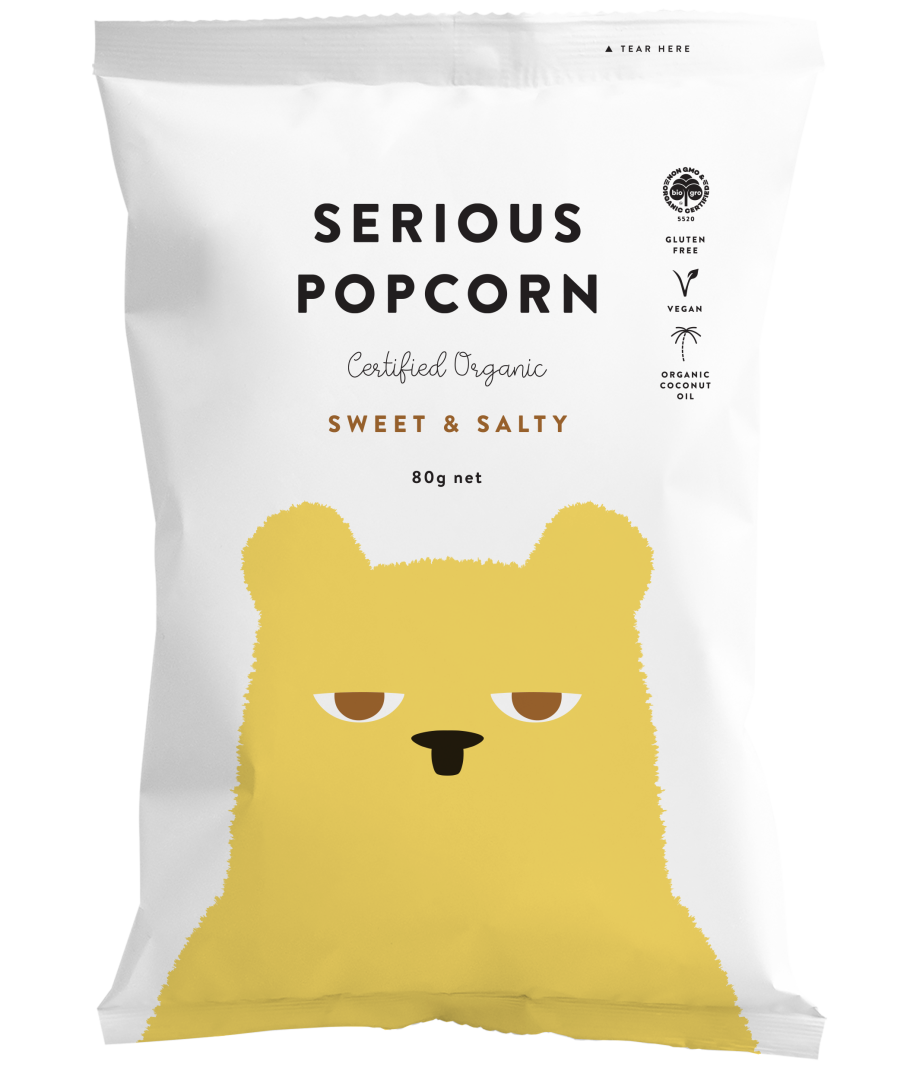 Serious - Sweet & Salty Organic Popcorn 80g